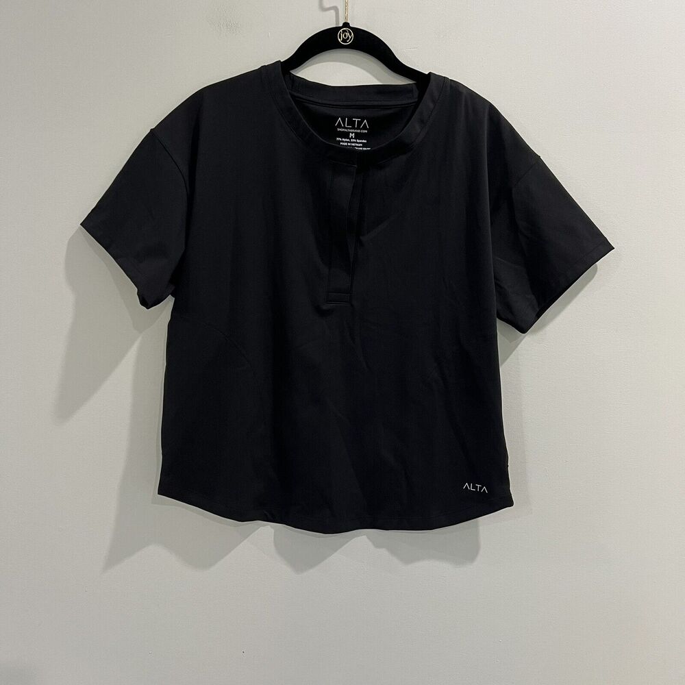 Alta Kenzie Two Pocket Scrub Top Royal Blue Size Medium Women’s Uniform Nurse‎